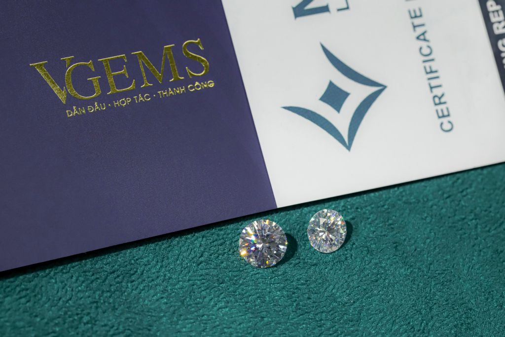 Monte moissanite DEF