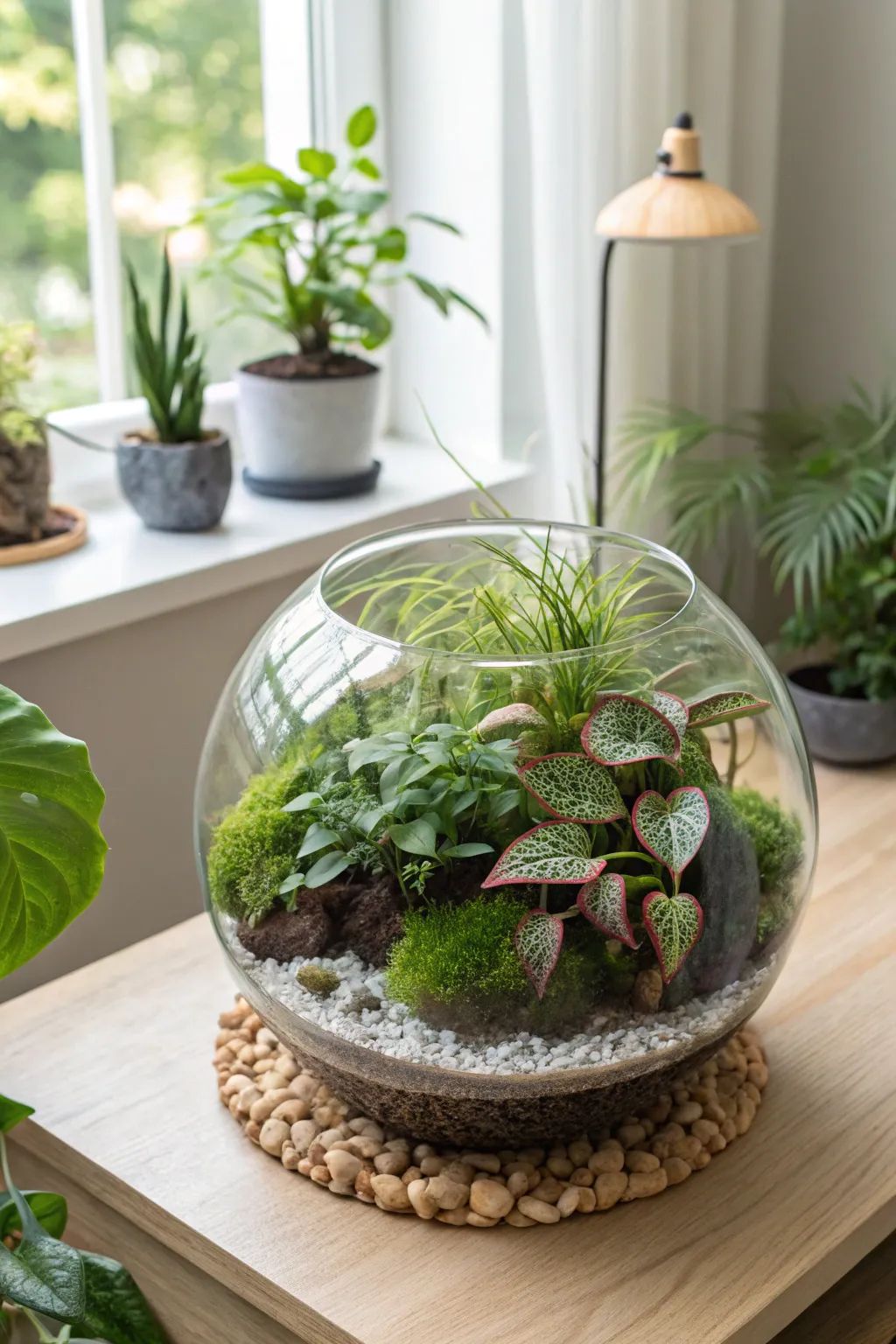 Terrarium Mini Cho Bàn Làm Việc: 6 Loài Cây Giúp Thanh Lọc Và Thư Giãn