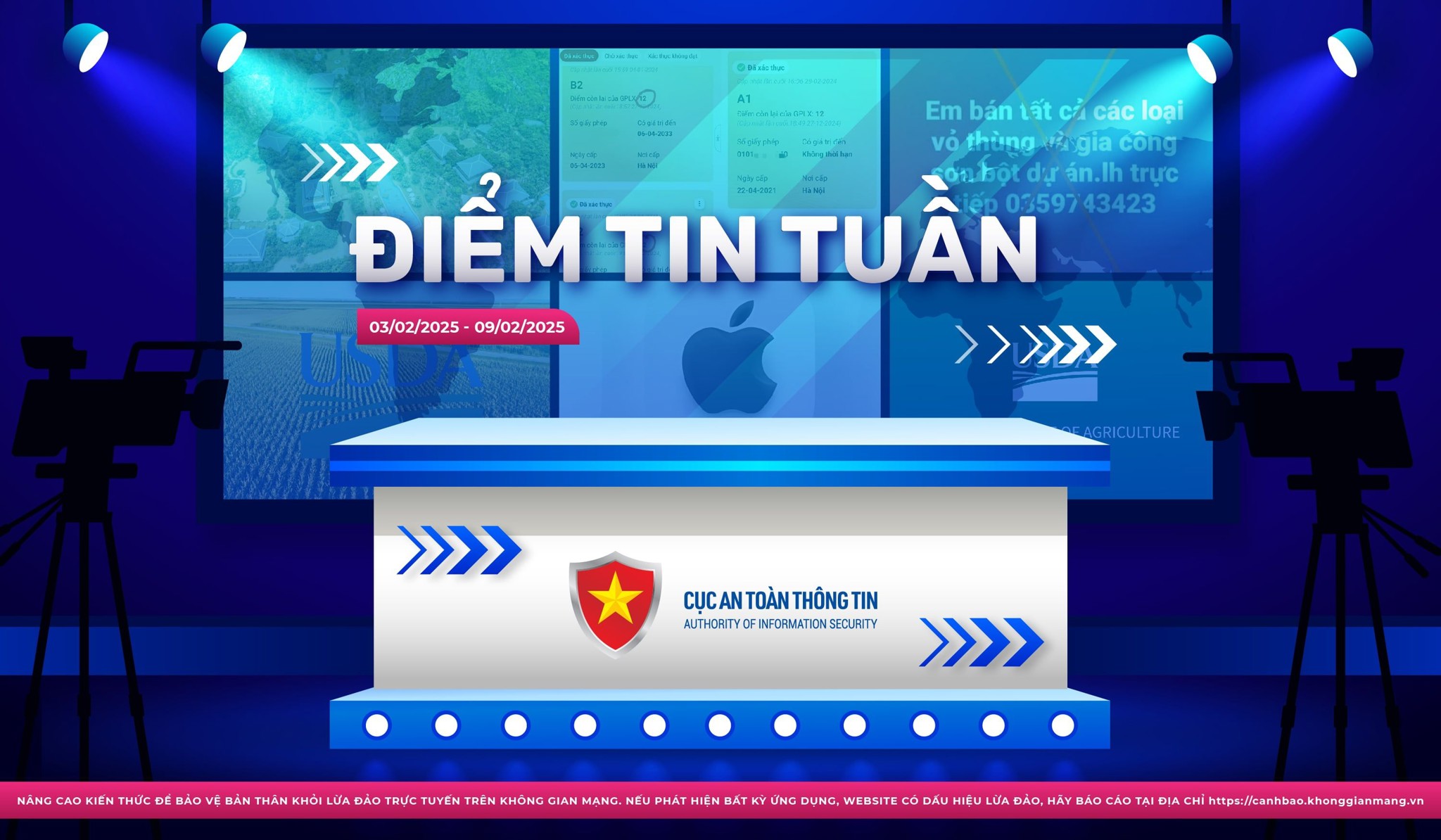 Tin tức về lừa đảo : Điểm tin Tháng 2