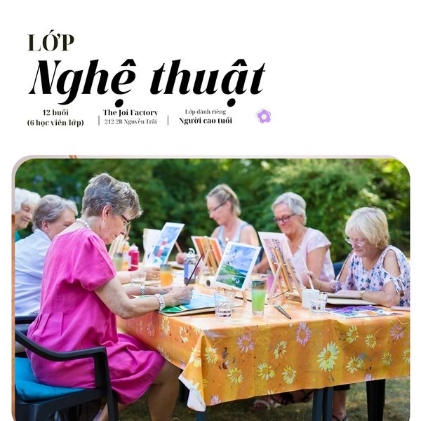 Lớp vẽ dành cho người cao tuổi