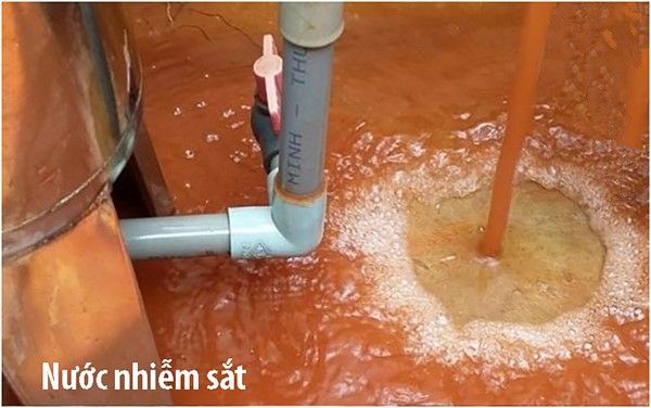 Nguyên nhân nước bị nhiễm sắt