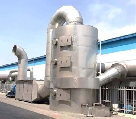 Hệ thống xử lý khí thải công nghiệp bằng buồng đốt