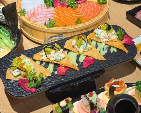 ✨ SUSHI CHOS PHỦ VÀNG – MÓN QUÝ TƯỢNG TRƯNG LÒNG HIẾU KÍNH ✨