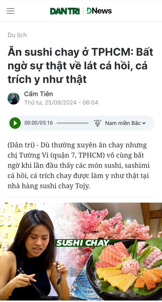 NHÀ HÀNG TOJY LẠI ĐƯỢC LÊN BÁO!!