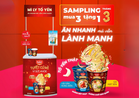 Sampling Tháng 3: Thưởng Thức Mì Yến Việt - Nhanh Tay Chốt Deal Hời