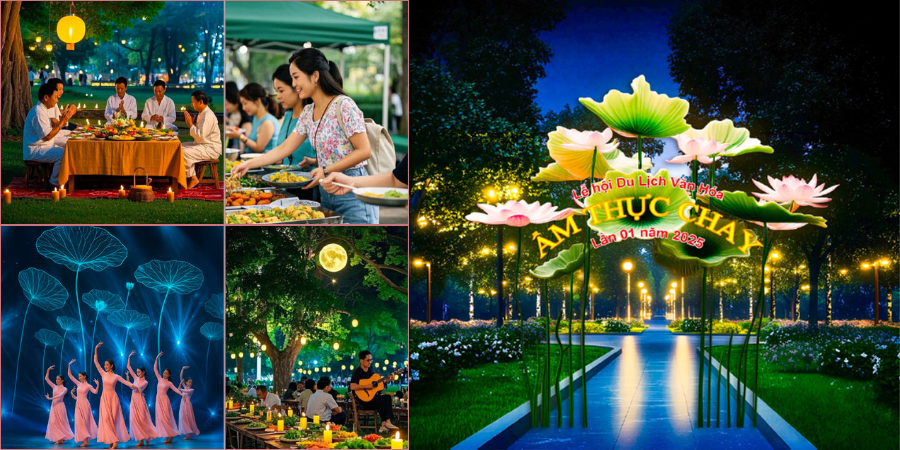 ẩm thực chay quốc tế công viên 23-9