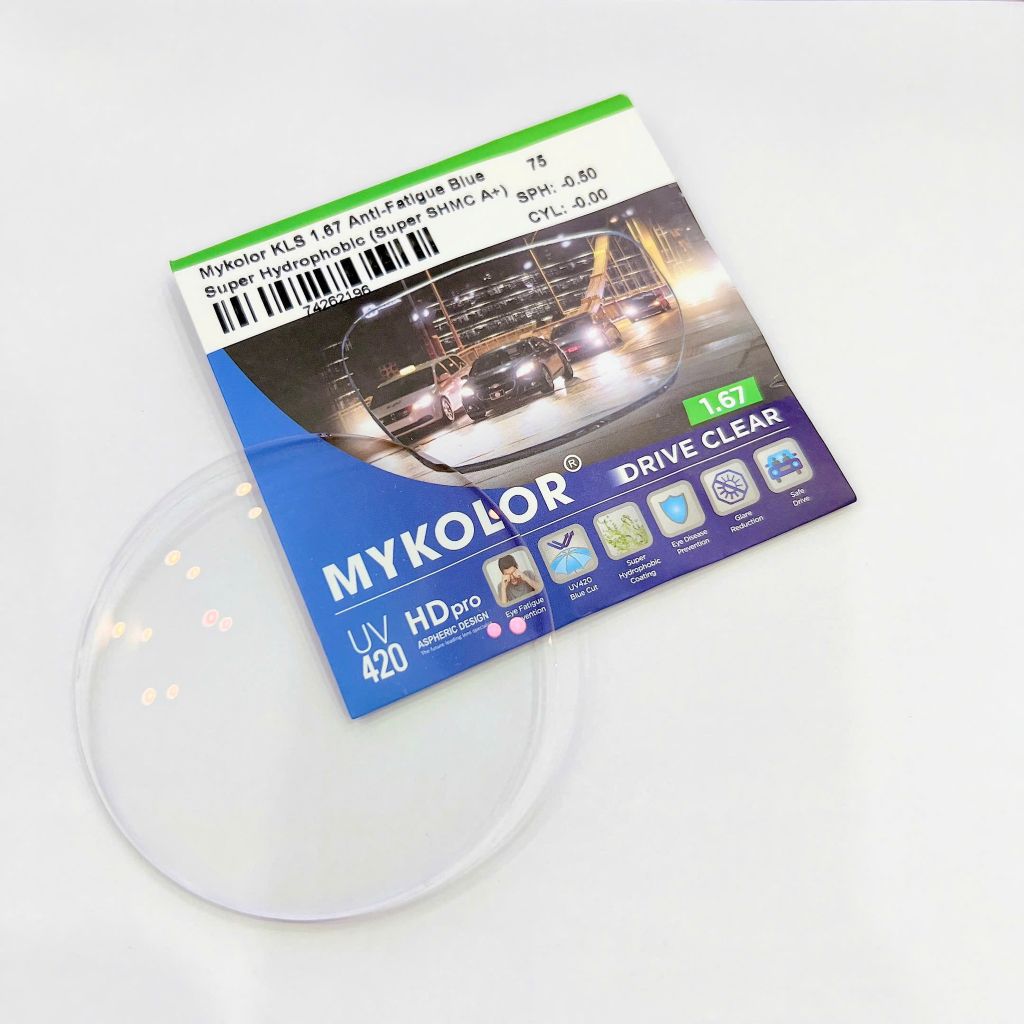 Tròng Kính Mykolor KLS 1.67 Anti-Fatigue Blue: Đỉnh Cao Công Nghệ Bảo Vệ Mắt Từ USA
