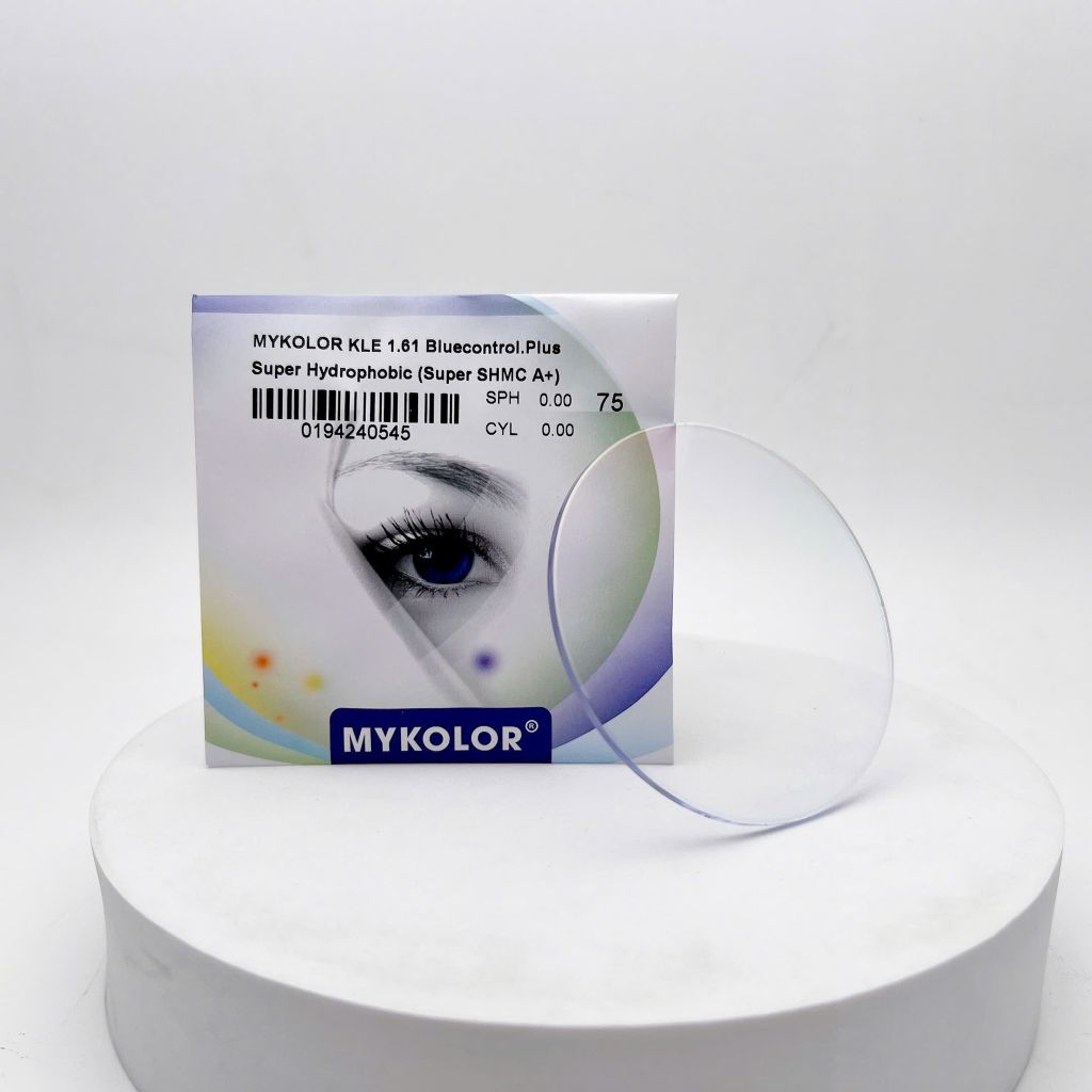 Tròng kính Mykolor KLE 1.61 Bluecontrol.Plus – Bảo vệ đôi mắt toàn diện ✨