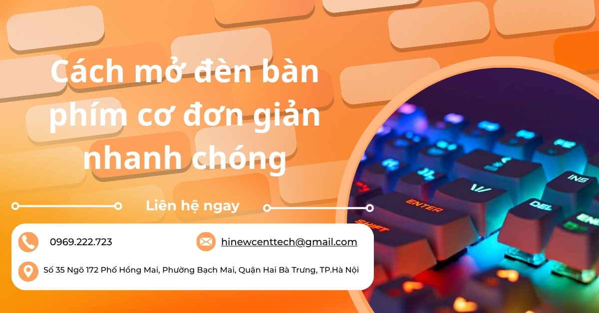 Cách mở đèn bàn phím cơ đơn giản nhanh chóng chỉ trong 5s