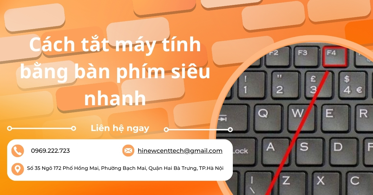 Cách tắt máy tính bằng bàn phím siêu nhanh và hiệu quả