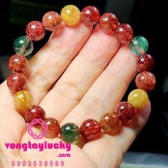HÓA GIẢI VẬN XẤU, MANG LẠI MAY MẮN BẰNG VÒNG TAY ĐÁ THẠCH ANH TÓC TAM TÀI THIÊN NHIÊN