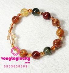 chuỗi mân côi, thạch anh tóc tam tài, thạch anh tóc đa sắc
