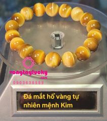 vòng tay đá mắt hổ, vòng tay mệnh kim, vòng tay mệnh thủy, đá mắt hổ tự nhiên