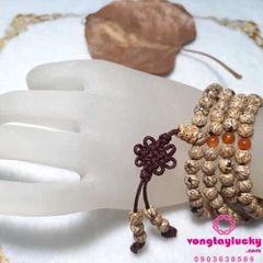 bồ đề thiên nhãn, bồ đề thiên nhãn tây tạng, bồ đề Nepal, chuỗi 108 hạt, bồ đề thiên nhãn 6li, chuỗi bồ đề quấn tay 108 hạt