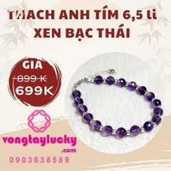 vòng tay thạch anh tím, thạch anh tím tự nhiên, vòng tay đá thạch anh, vòng tay mệnh hỏa, vòng tay đẹp