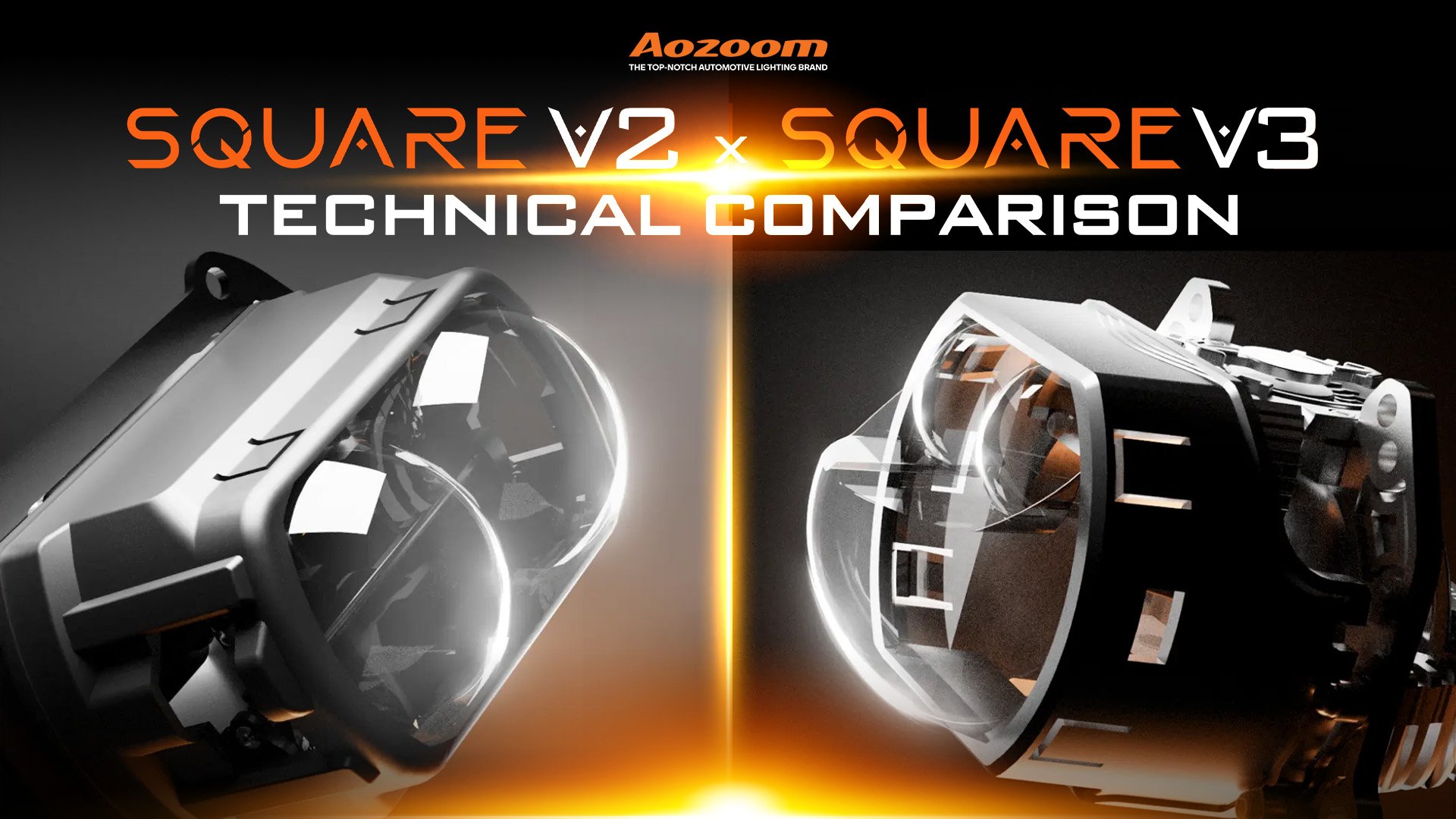 AOZOOM SQUARE V2 vs. V3: A Technical Showdown of Two Unique Designs