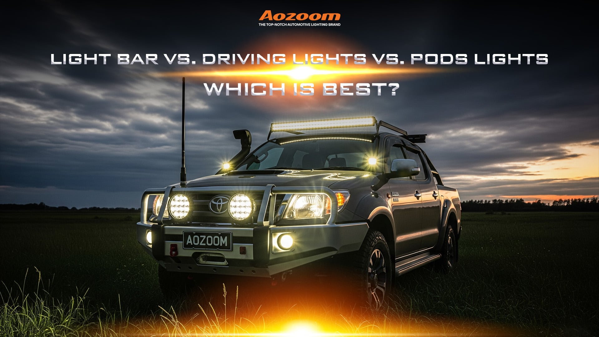 LED Light Bar vs. Driving Lights vs. Pods: Which Off-Road Light is Right for You?