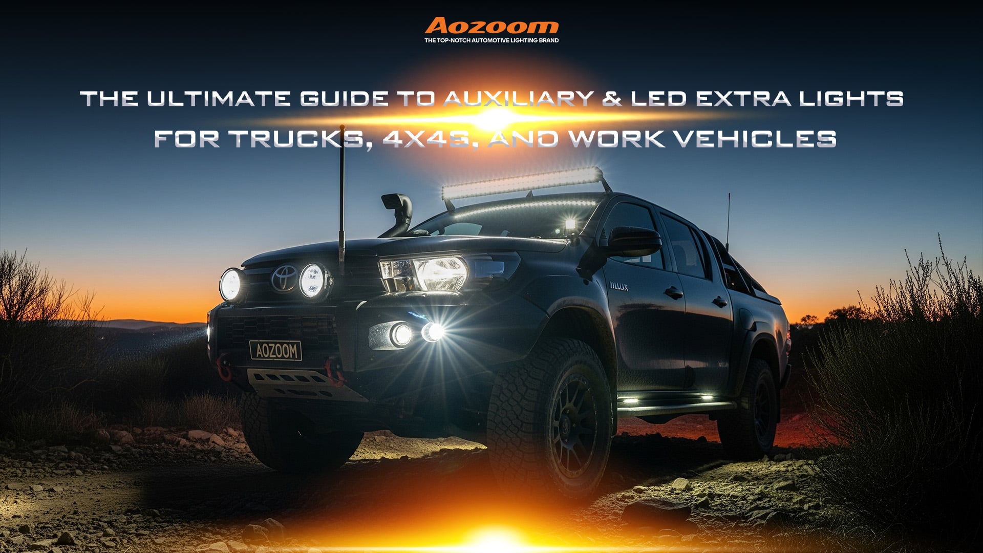 The Ultimate Guide to Auxiliary & LED Extra Lights for Trucks, 4x4s, and Work Vehicles