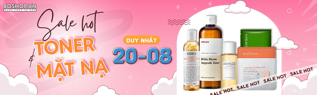 Sale Toner + Mặt Nạ 20.08