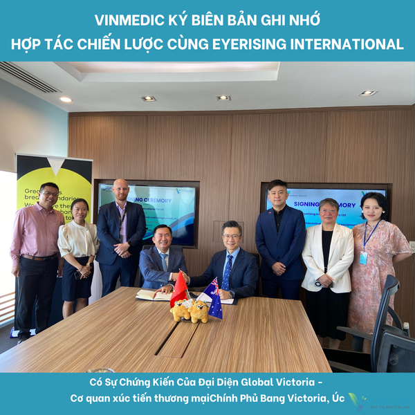 Vinmedic Ký Kết Hợp Tác Chiến Lược Với Eyerising International – Bước Tiến Mới Trong Kiểm Soát Cận Thị Tại Việt Nam