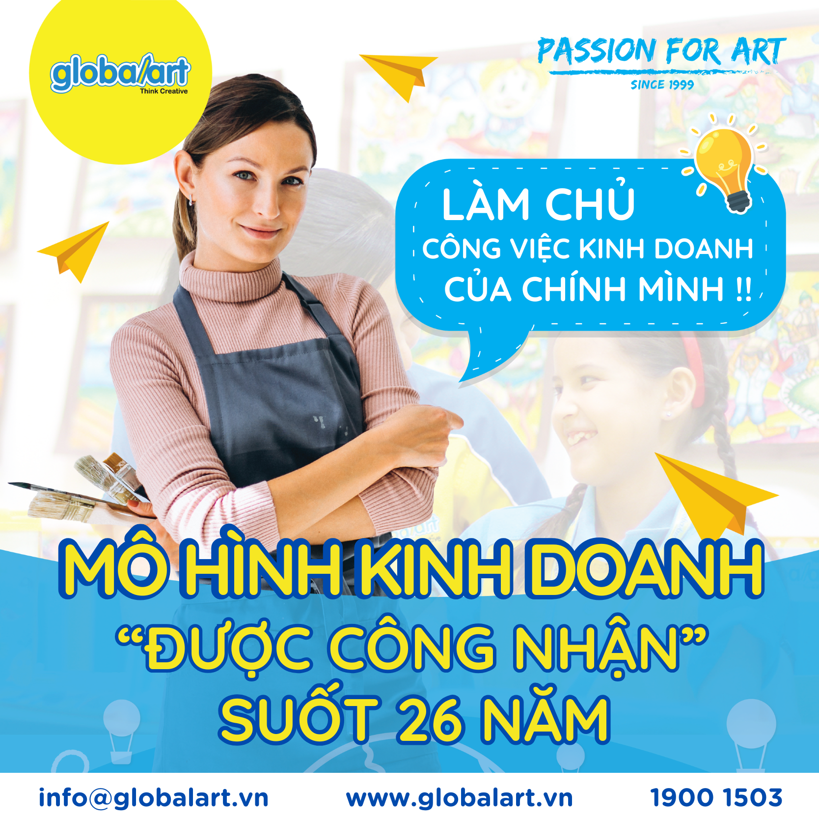 NHƯỢNG QUYỀN THƯƠNG HIỆU GIÁO DỤC GLOBAL ART TẠI VIỆT NAM
