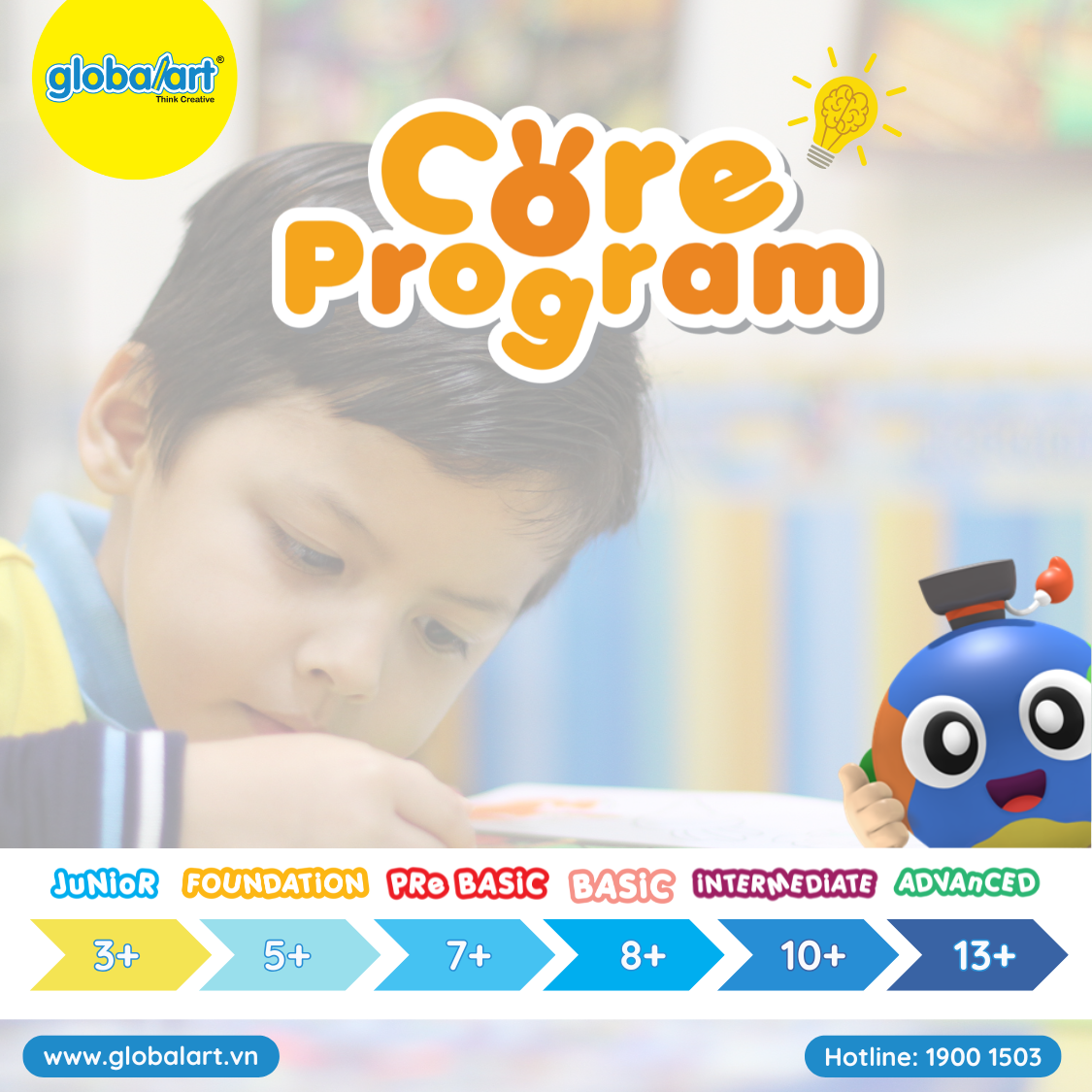 Khơi nguồn sáng tạo – Phát triển tư duy cùng Core Program tại Global Art!