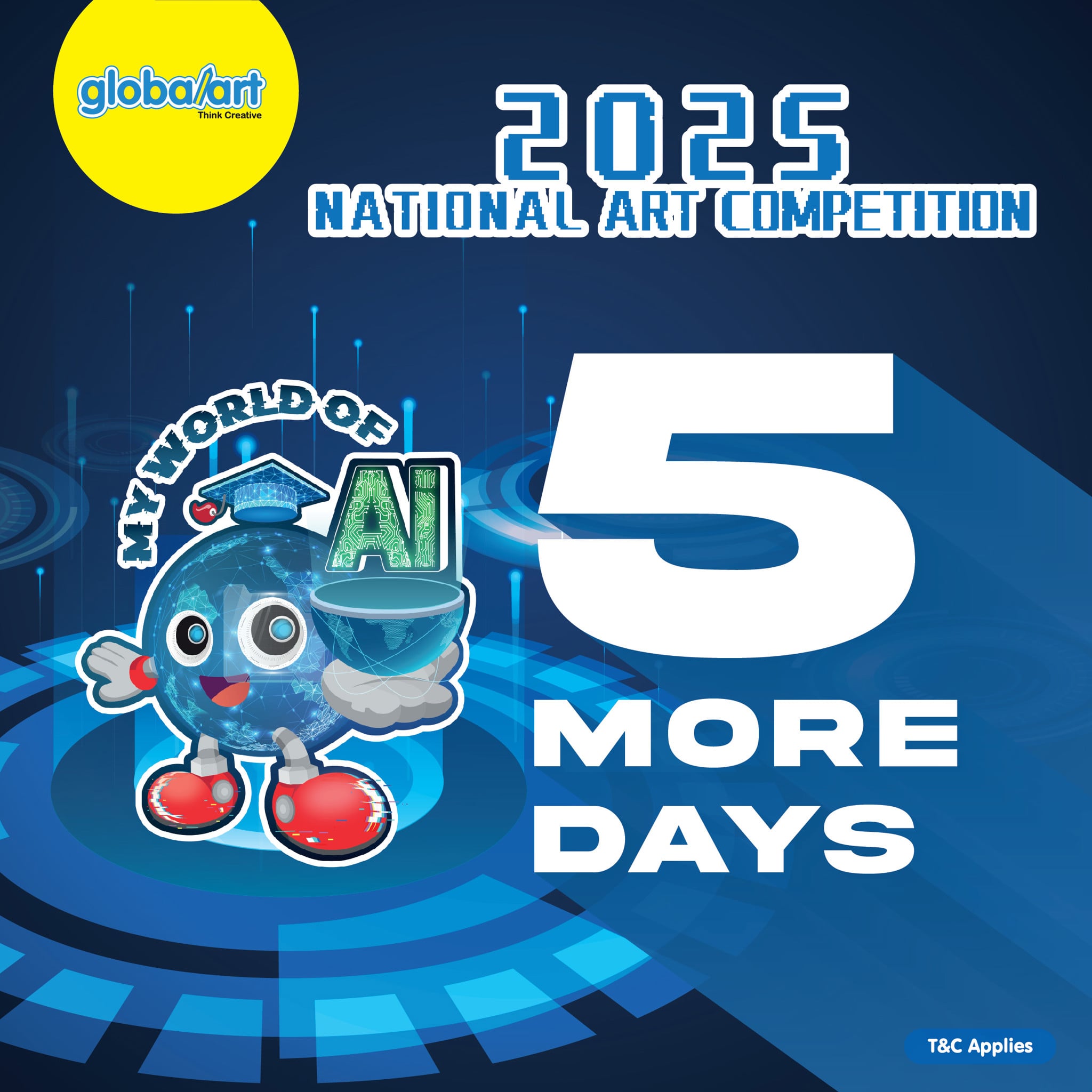 COUNTDOWN 5 NGÀY – CUỘC THI HỌA SĨ NHÍ TOÀN QUỐC 2025 SẮP KHỞI TRANH!