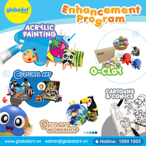 CHƯƠNG TRÌNH ENHANCEMENT TẠI GLOBAL ART – KHƠI MỞ TƯ DUY SÁNG TẠO, BỨT PHÁ KHẢ NĂNG NGHỆ THUẬT