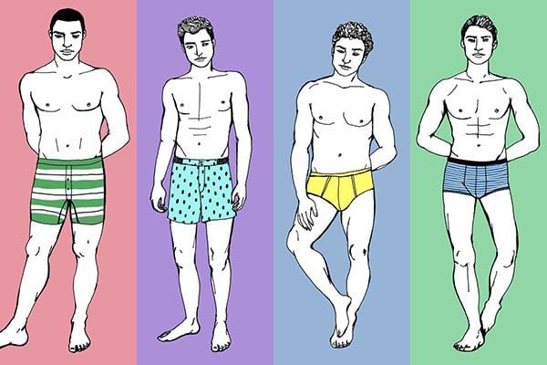 Các kiểu quần lót nam và chọn sao cho phù hợp