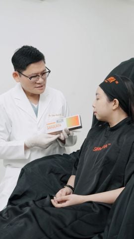 Trẻ hóa cằm & môi cho chị Phương bằng Filler SARDENYA™ – thực hiện bởi ThS.BS Trần Ngọc Sĩ.