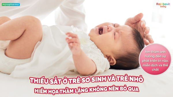 Thiếu sắt ở trẻ nhỏ – nguyên nhân và hệ lụy âm thầm mà mẹ không thể chủ quan