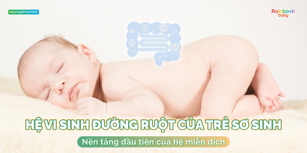 Hệ vi sinh đường ruột của trẻ sơ sinh – nền tảng đầu tiên của hệ miễn dịch