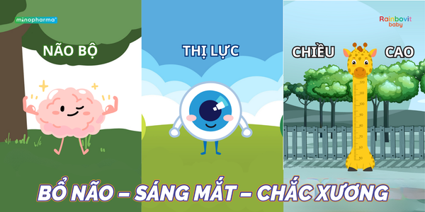 Bổ não - Sáng mắt - Chắc xương: Cần gì hơn một sản phẩm DHA + K2 + D3 cho bé yêu?