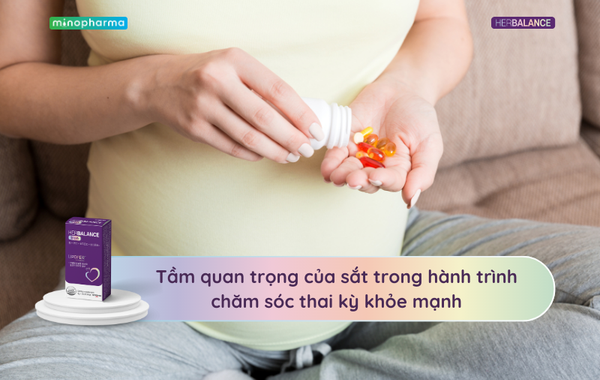 Tầm quan trọng của sắt trong hành trình chăm sóc thai kỳ khỏe mạnh | Minopharma