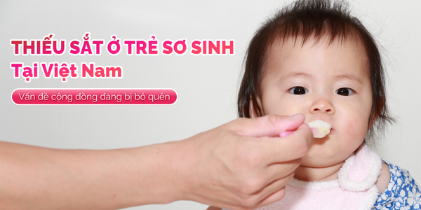Thiếu sắt ở trẻ sơ sinh tại Việt Nam – Vấn đề cộng đồng đang bị bỏ quên