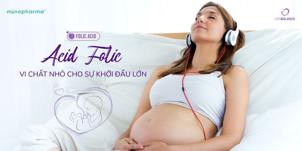 Acid folic – dưỡng chất cần có từ trước khi mang thai