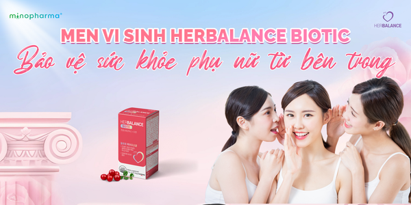 Men vi sinh HerBalance Biotic – Bảo vệ sức khỏe phụ nữ từ bên trong