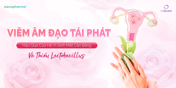 Viêm âm đạo tái phát: Hậu quả của hệ vi sinh mất cân bằng và thiếu Lactobacillus