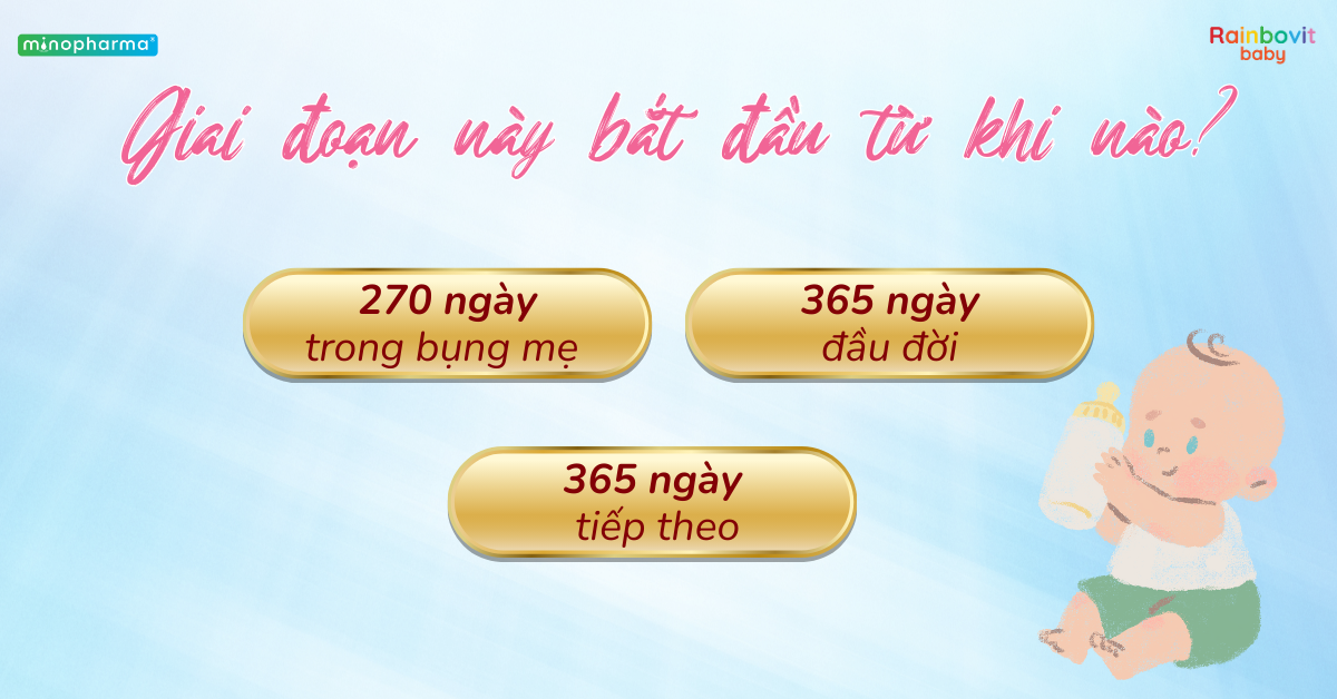 1000 ngày đầu đời – Giai đoạn vàng quyết định tương lai của con