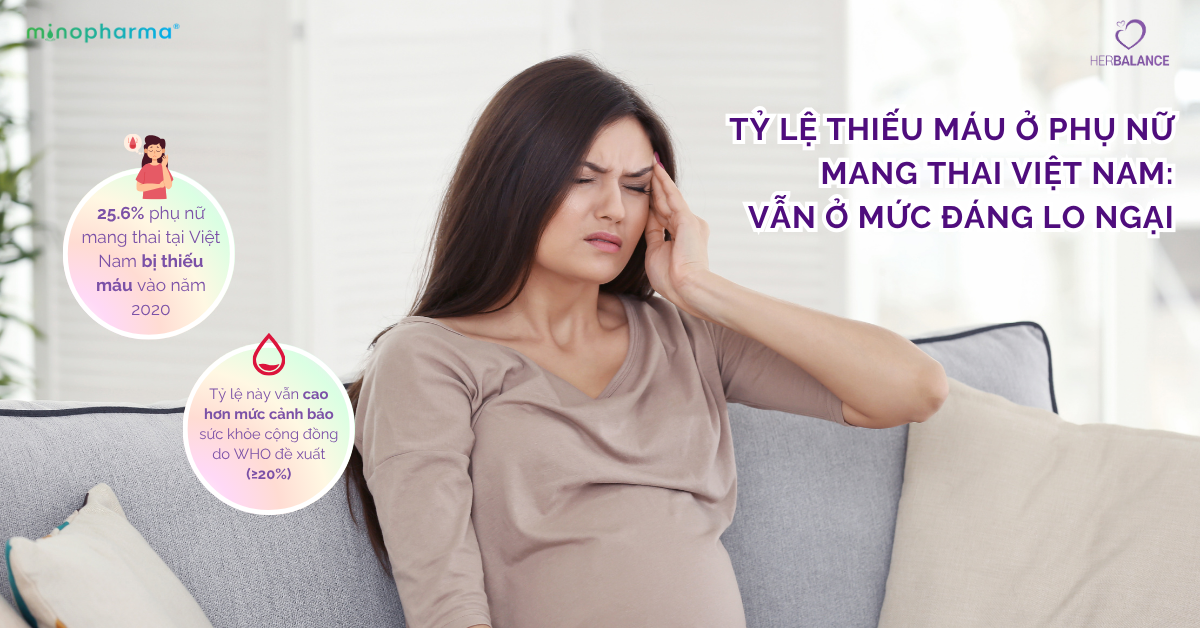 Thiếu máu thiếu sắt ở phụ nữ mang thai – Vấn đề sức khỏe cộng đồng cần được quan tâm đúng mức