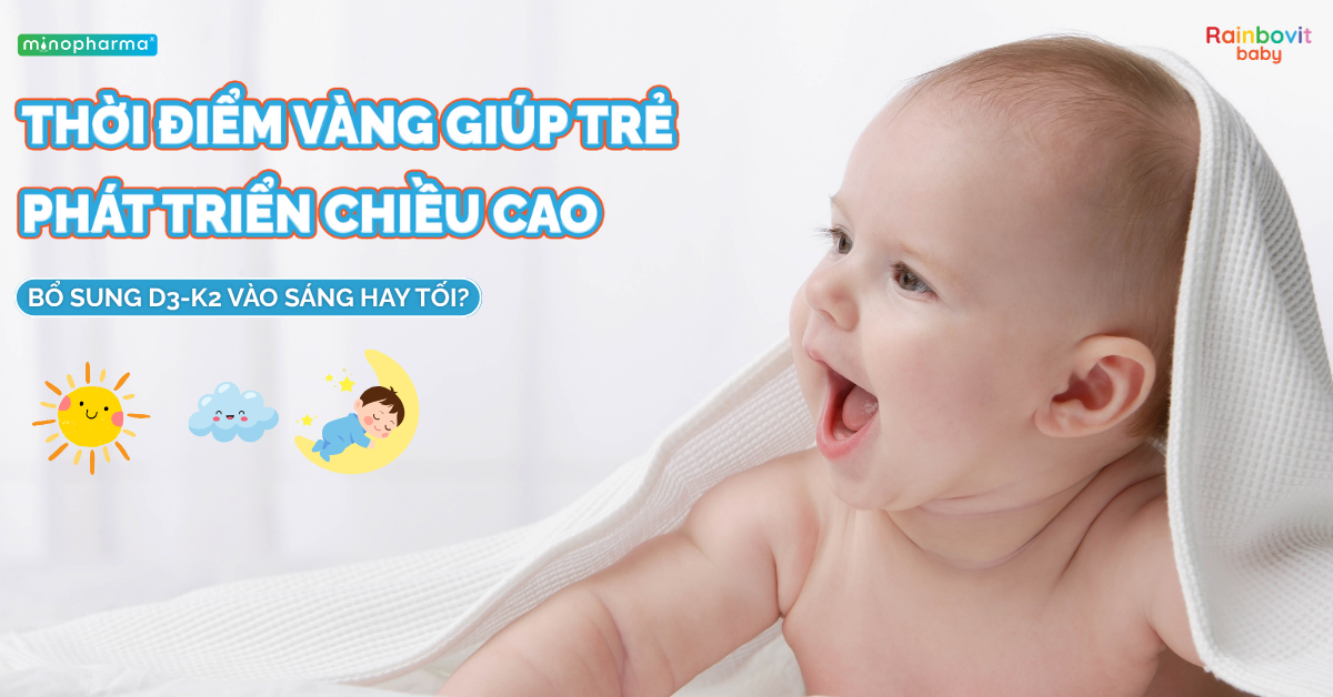 Sau khi đã mua vitamin D3 + K2 cho bé, mẹ nên lưu ý gì khi sử dụng?