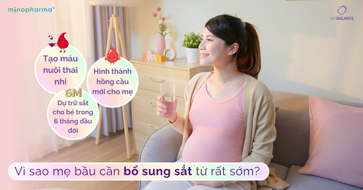 Bổ sung sắt khi mang thai: Uống thế nào để không táo bón, không nôn trớ?