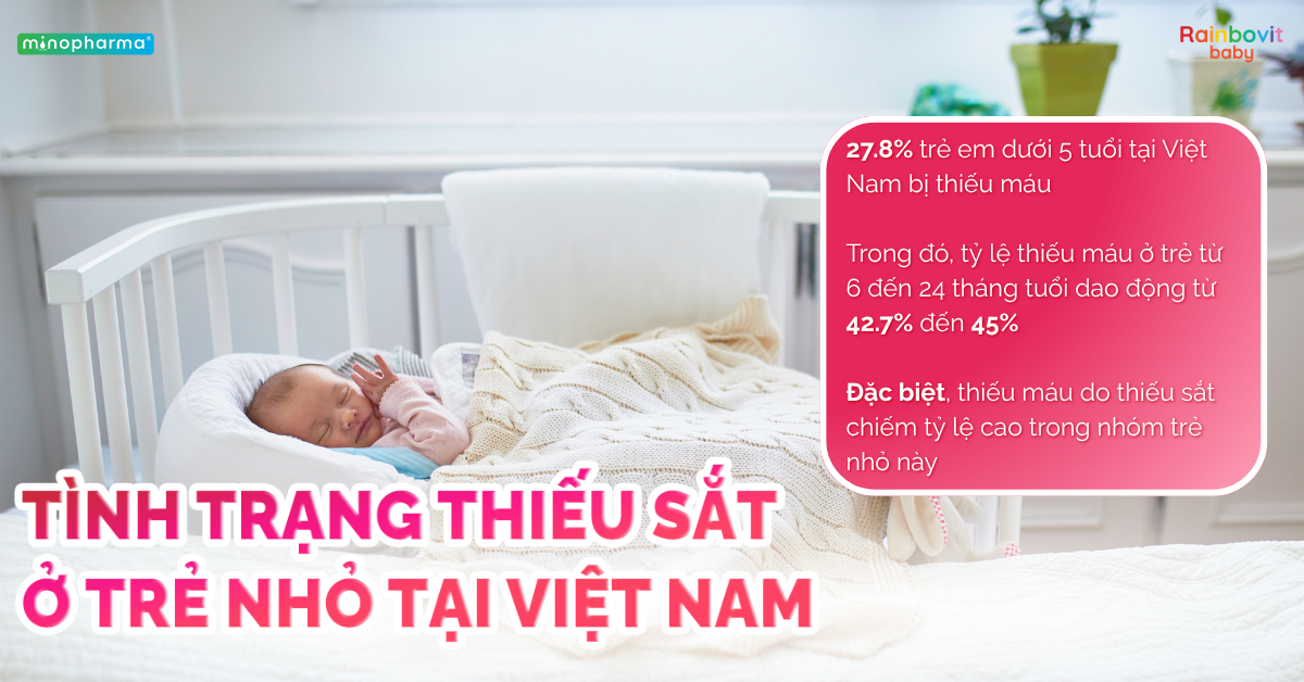 Thiếu sắt ở trẻ sơ sinh tại Việt Nam – Vấn đề cộng đồng đang bị bỏ quên