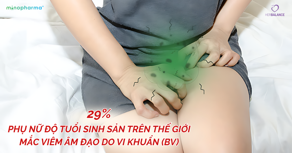 Viêm âm đạo tái phát: Hậu quả của hệ vi sinh mất cân bằng và thiếu Lactobacillus