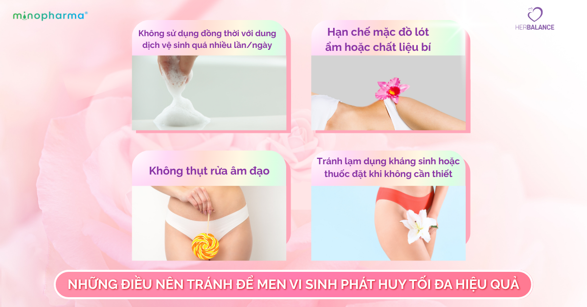 Sau khi dùng HerBalance Biotic, cần lưu ý gì để phát huy hiệu quả chăm sóc vùng kín?