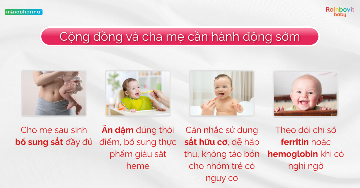 Thiếu sắt ở trẻ sơ sinh tại Việt Nam – Vấn đề cộng đồng đang bị bỏ quên