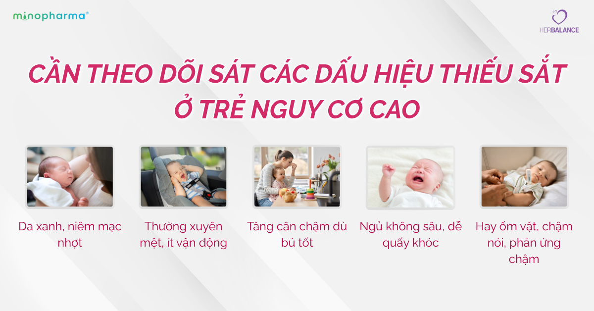 Thiếu sắt ở trẻ sinh non và nhẹ cân – “vùng trũng” trong chăm sóc dinh dưỡng