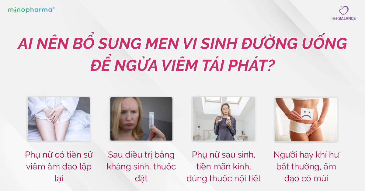Viêm âm đạo tái phát: Hậu quả của hệ vi sinh mất cân bằng và thiếu Lactobacillus