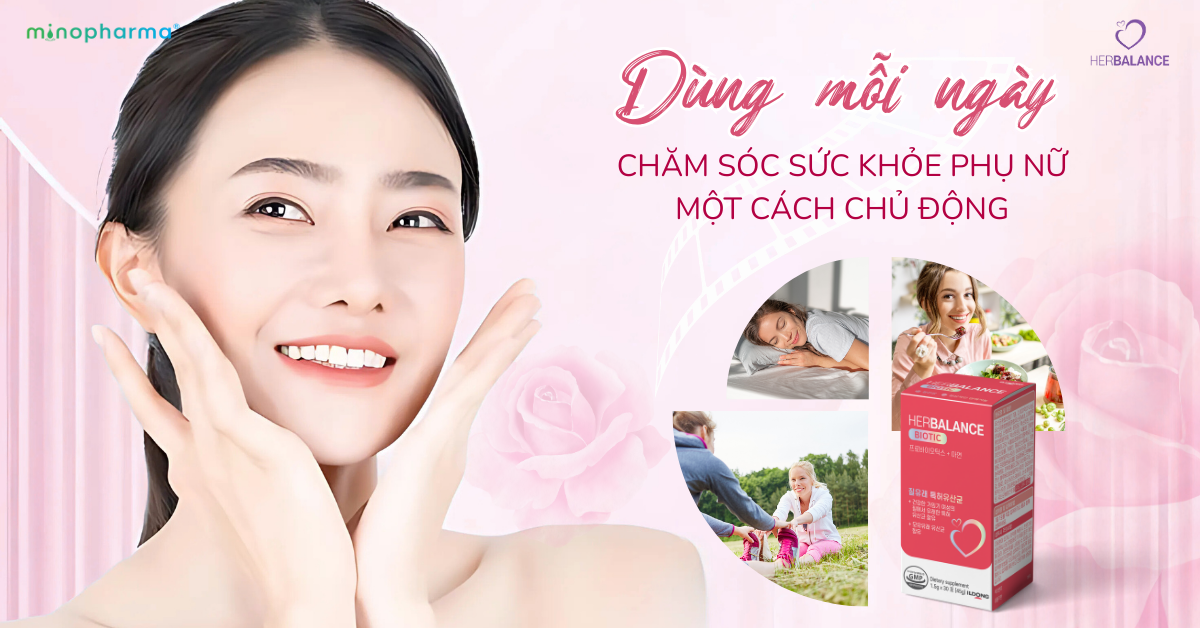Men vi sinh HerBalance Biotic – Bảo vệ sức khỏe phụ nữ từ bên trong