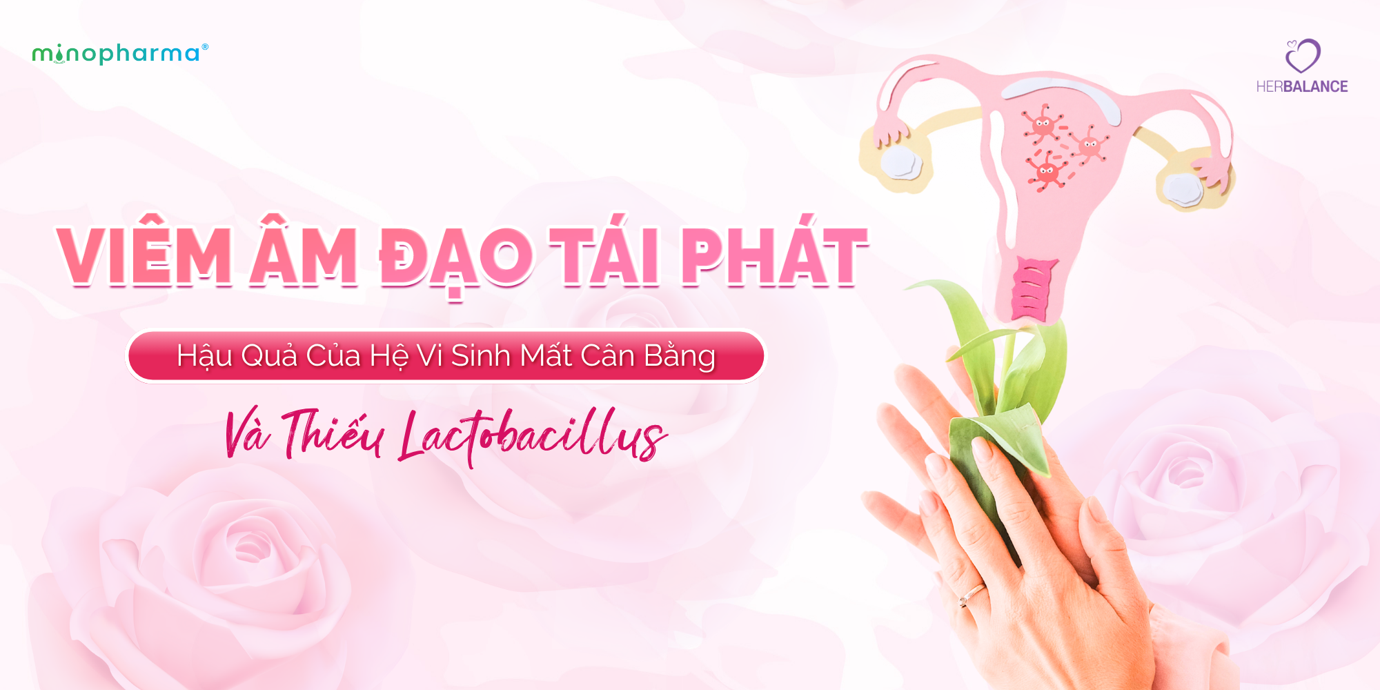 Viêm âm đạo tái phát: Hậu quả của hệ vi sinh mất cân bằng và thiếu Lactobacillus
